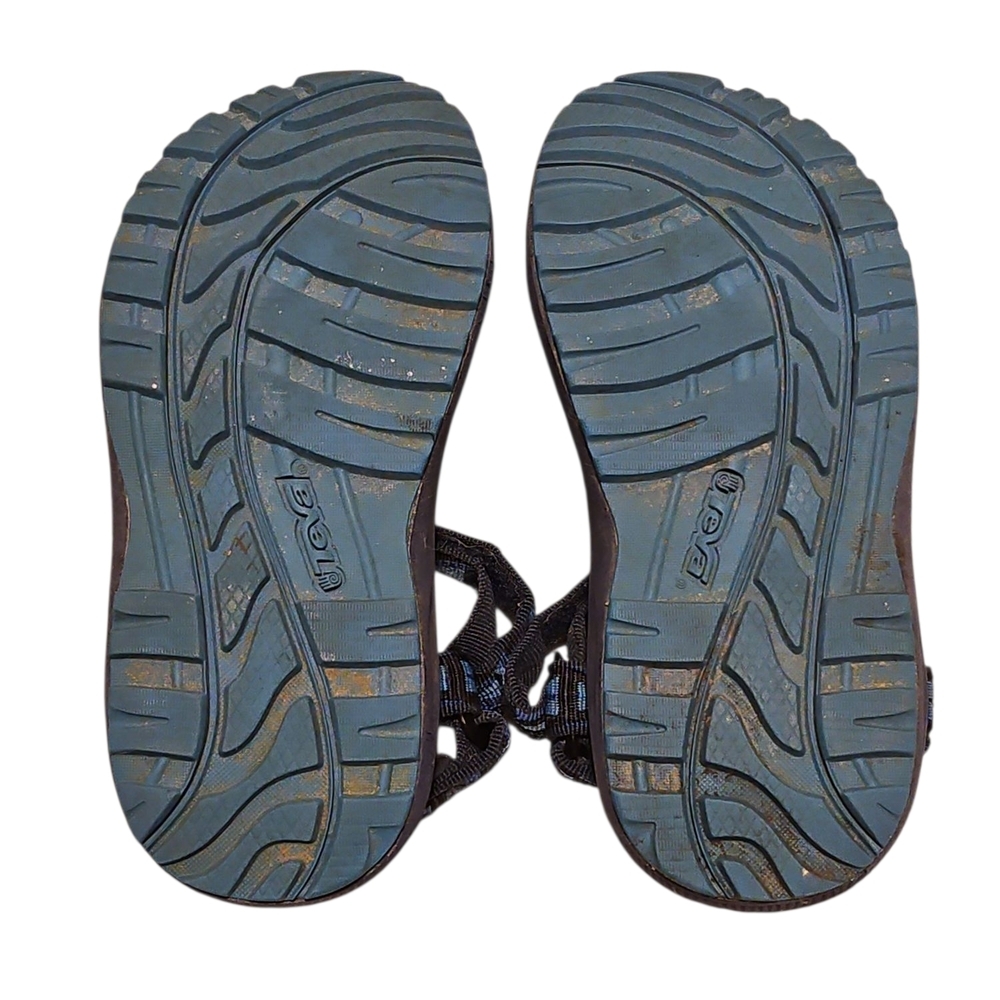 Teva Blue Patterned Strap Sandals - Picture 4 of 6